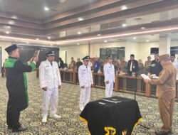 Bupati Kotabaru Resmi Lantik Tiga Kepala Desa Pengganti Antar Waktu