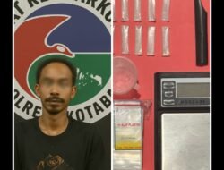 Satresnarkoba Polres Kotabaru Grebek Pengedar di Pulau Laut, 12 Paket Sabu Siap Edar Disita