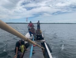 Geger: Nelayan Diduga Tenggelam Di perairan Tanjung Seloka, Polsek Pulau Laut Selatan Beserta Gabungan Lakukan Pencarian