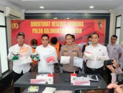 Ditresnarkoba Polda Kalsel Amankan Sabu 8,7 Kg, XTC 10 Ribu Butir dan Tangkap 4 Tersangka Jaringan Antar Provinsi