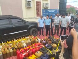 Kios Solar Ilegal Dibongkar, Polisi Amankan Tiga Pelaku dan Barang Bukti