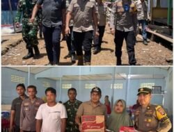 Pemkab. Kotabaru Tinjau Lokasi dan Berikan Bantuan Kepada Warga di Desa Tanjung Samalantakan