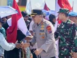 Polres Kotabaru Amankan Kegiatan Peringatan Hari Buruh di Siring Laut