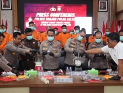 Polres Banjar Sukses Ungkap 10 Kasus Kriminal, Narkoba Mendominasi