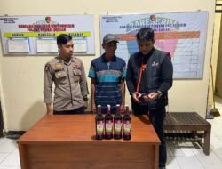 Polsek Sungai Durian Gagalkan Penjualan Miras Ilegal Dalam Operasi Ops Sikat Intan 2025