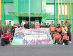 Dandim 1004 Kotabaru Lepas Atlet PORGASI ke FORDA VII Kalsel 2025