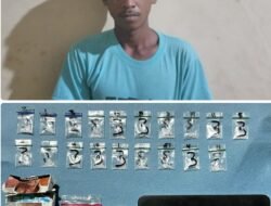 Aksi Dini Hari Terbongkar, Nelayan di Kotabaru Kedapatan Simpan 19 Paket Narkotika Jenis Sabu