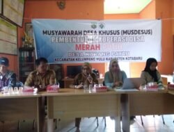 Gerak Cepat,  Pemdes Karang Payau Gelar Musdesus dan Bentuk Keanggotaan Koperasi Merah Putih