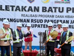 Tingkatkan Layanan Kesehatan, Bupati Kotabaru Letakan Batu Pertama Pembangunan RSUD PJS Stagen