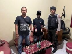 Polsek Kelumpang Tengah Amankan Seorang Pemuda Penjual Miras Ilegal di Desa Geronggang