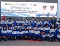 Bupati Andi Rudi Latif Lepas Kontingen Tanah Bumbu ke POPDA 2025