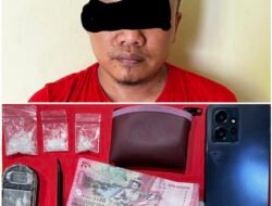 Satresnarkoba Polres Kotabaru Amankan Pria Diduga Pengedar Sabu di Kelumpang Hilir
