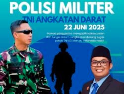 Anggota DPRD Kotabaru Rahmad, Ucapkan Selamat HUT TNI ke-79