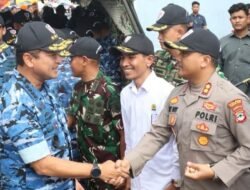 Kapolres Tanah Laut Hadiri Kunjungan Kasau dalam Rangka LATSIDA 2025 di AWR Dwi Harmono