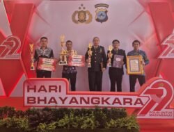 Personel dan Warga Binaan Polres Kotabaru Raih Prestasi Penghargaan di HUT Bhayangkara ke-79