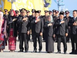 Pemkab Kotabaru Hadiri Apel Peringatan Hari Bhayangkara ke-79 dan Sampaikan Apresiasi Kepada Institusi Polri