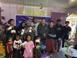 Senyum Anak Yatim Jadi Hadiah Terindah, di Ultah ke-3 Lenterakalimantan.net