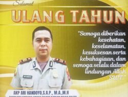 Hangat dan Penuh Doa, AKP Ari Handoyo Dapat Ucapan Ulang Tahun dari Kapolres Banjar