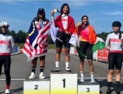 Bangga! Polwan Polda Kalsel Juarai Lomba Balap Sepeda Dunia di AS