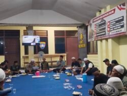 Polsek Kelumpang Hulu Bersama Relawan Induk Cantung Gelar Rapat Persiapan Haul H. Hanafi Gubit ke-35