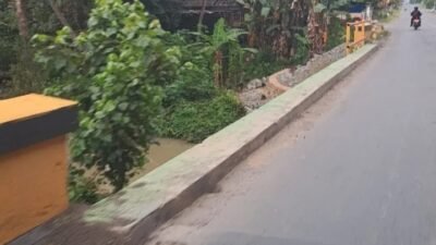 Pagar Jembatan Sungai Loban Hilang,Ini Respons BPJN Kalsel