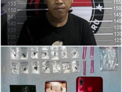 Polres Kotabaru Amankan Mahasiswa dan 14 Paket Sabu Siap Edar