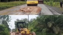 PT Kodeco Agro Jaya Mandiri 2 Perbaiki Jalan Rusak di Teluk Kepayang Melalui Program CSR