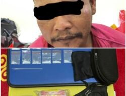 Polres Kotabaru Amankan Seorang Petani Dengan 17 Paket Sabu