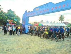 Pemkab Tanbu Apresiasi Semangat Kebersamaan dan Karakter Bangsa Terwujud dalam Fun Bike HUT Ke-5 Laskar Merah Putih