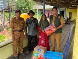 Pemkab Tanah Bumbu Salurkan Bantuan Logistik untuk Korban Terdampak Kebakaran di Desa Pulau Tanjung