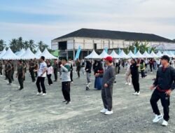 Aksi Tanah Bumbu Bersholawat: Sinergi Jumat Bersih, Senam, dan Pelayanan Publik