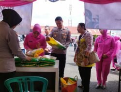 Hanya 10 Menit! Pasar Murah Polres Barito Kuala Diserbu dan Langsung Habis
