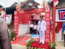 Ke 2 Kalinya Pimpin Upacara, Lurah Doddy Gelar Upacara 17 Agustus Bersama Warga Pekapuran B Laut Depan Gang