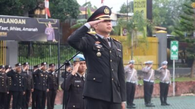 Kibarkan Semangat Kemerdekaan, Polres Balangan Peringati HUT RI Bersama Jajaran Polsek