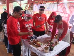 Meriah! Lomba Nasi Goreng Antar Kasat Ramaikan HUT RI ke-80 di Polres Balangan