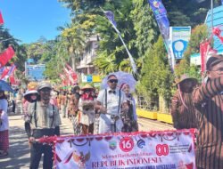 Pemkab Kotabaru Lepas Karnaval HUT RI ke-80, Angkat Tema Nostalgia Persatuan Dalam Keragaman Budaya