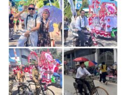 Usung Tema Tempo Dulu, Barisan Karnaval Curi Perhatian Masyarakat