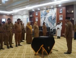 Bupati H. Muhammad Rusli Lantik Pejabat Administrator dan Pengawasan di Lingkungan Pemkab Kotabaru