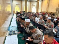 Wujud Solidaritas dan Doa untuk Negeri, Polres Banjar Gelar Sholat Ghaib Serentak