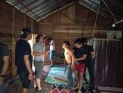 Terekam CCTV! Pencuri Laptop di Balangan Ditangkap Saat Sembunyi di Balik Sekat Seng