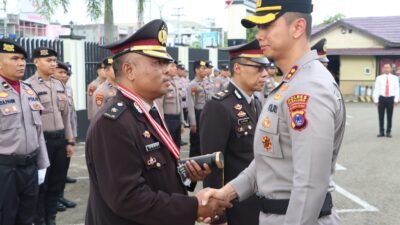 Bentuk Penghormatan, Polres Tabalong Lepas Tiga Personel Purna Bakti