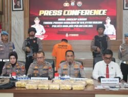 19 Kg Sabu dalam Dua Tas, Kurir Ditangkap Saat Patroli Anggota Satlantas Polres Banjar