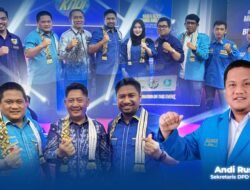 Pelantikan KNPI HST, Sekretaris KNPI Kalsel Andi Rustianto Ajak Pemuda Bersatu Majukan Banua