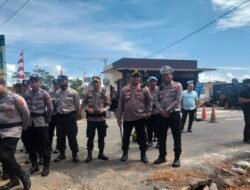 Kerahkan 273 Personel, Kapolres Banjarbaru AKBP Pius X Febry Pimpin Langsung Pengamanan Aksi Unjuk Rasa