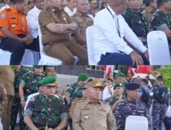 Pemkab Kotabaru Hadiri Apel Penyerahan Pasukan Alih Kodal Korem 101 Antasari Kepada Kodam XXII/Tambun Bungai