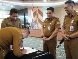 Pemkab Kotabaru Lakukan Penandatanganan Komitmen Tindak Lanjut Rekomendasi BPK Kalsel