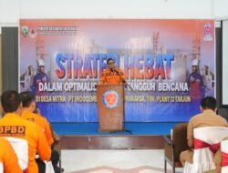 PT ITP Tarjun Bersama BPBD Kotabaru Gelar Sosialisasi Optimalisasi Desa Tangguh Bencana Melalui Strategis Hebat