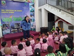 Anak Anak TK Antusias Ikuti Kelas Literasi dan Bercerita di Perpustakaan Daerah Kotabaru