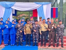 Pemkab Kotabaru Hadiri Peresmian GOR Lanal Oleh Dankodaeral XIII