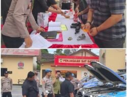 Dorong Disiplin dan Profesionalisme Personel, Bidpropam Polda Kalsel Gelar Pengecekan Senpi dan Ranmor Polres Kotabaru